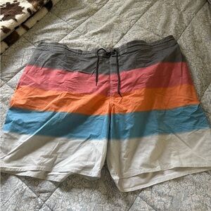 Roundtree & Yorke Multicolor Swim Trunks
